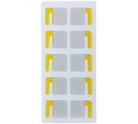 CLIPMATIC® | Accessori Note Adesive Clip per Cancelleria e Quaderni | Funzionano come Organizer, Separatore e Note Adesive per Aggiungere Pagine al tuo Quaderno ad Anelli o Agenda 2024 | 50pz (Giallo)