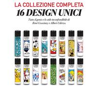 Clipper ASTERIX & OBELIX Set Completo 16 Accendini Large Originali Limited