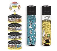 Clipper ASTERIX & OBELIX Set Completo 16 Accendini Large Originali Limited