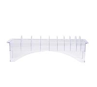 Clipper Guard Holder Universale 8 10 Base a griglia Protezioni per barbiere professionali per tagliacapelli universali Organizer Tagliacapelli Limit Comb Storage Box (Scatola pettine Limit 10 pezzi)