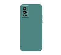 CLIPPER GUARDS Custodia per Vivo X70 Pro, morbida, resistente agli urti, antigraffio, in silicone, ultra sottile, in TPU, cover flessibile, per Vivo X70 Pro, verde scuro