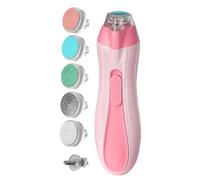 Clipper per unghie automatiche, file di unghie elettriche per bambini | Clippers per unghie elettriche - Kit tampone per finiture con LED Light Anti-Pinch Battery Powered Manicure per bambini C