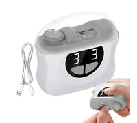 Clipper per unghie elettrico, trimmer per unghie elettrico,Cutter di unghie automatico | Archiviazione incorporata per chiodi a 3 marce per unghie in unghie incorporate per la cura della cura e la man