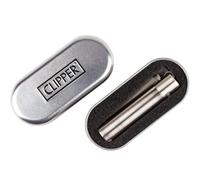 1 x Accendino Clipper Argento Edizione Speciale - Accendino a gas Clipper limitato Accendino Bong Accendino per pipa Accendino usa e getta