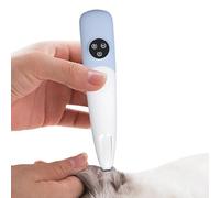 Clippers per capelli per animali domestici, trimmer della per cani con luce a LED - Clipper con luce ricaricabile - 600 mAh ricaricabile per taglio elettrico impermeabile per gli occhi, orecchie