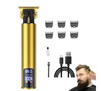Clippers per il taglio dei capelli | Clipper per capelli wireless elettrico ricaricabile, kit di taglio di capelli professionale con display a LED, toelettatura per taglio di capelli a maggio