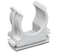 Clips a Scatto per Fissaggio Tubo Rigido Ø Mm 20 100 Pezzi
