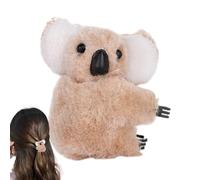 Clips de cabello animal - Carra de cabello koala, Koala Head Hair Barrette | Accesorio para el cabello en forma de koala, adorable broche de cabello koala liviano empuñadura para cabello decorativo k