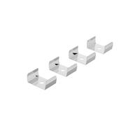 Clips di Fissaggio per Profilo a Parete Bidirezionale (conf. 4pz)