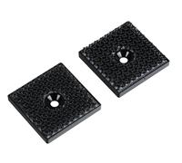 Clips Duotec auto-accoppianti, foro centrale, set 2 pz - 30x30 mm