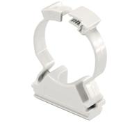 Clips fissatubo a collare per tubi Ø 25 mm grigio 15 pz