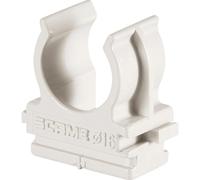 Clips fissatubo a scatto per tubi Ø 16 mm grigie 25 pz
