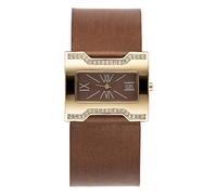 Clips - Orologio da polso, analogico al quarzo, pelle, Donna