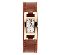Clips - Orologio da polso, analogico al quarzo, pelle, Donna