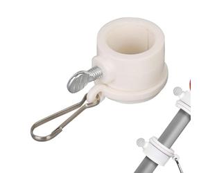 Clips Per Bandiera Rotanti - Hardware Per Montaggio Su Asta Girevole, Per Asta Per Bandieras Antitorsione, 2 Di Montaggio, Dispositivo Di Fissaggio Per Bandiera Da Esterno | Clip Per Band