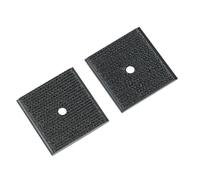 Clips Pressotex, foro centrale, set 2 pz - 35x35 mm