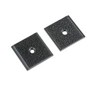 Clips Velour, foro centrale, set 2 pz 35x35 mm Compatibili per utilizzo con Moto