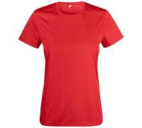 CliQue Basic Active-T T-Shirt, Rosso, S Donna