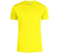 Clique Basic Active Tee T-Shirt, visibilità Giallo, Large Uomo