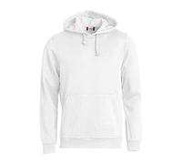Clique Basic Felpa, Bianco, XXL Uomo