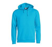 CliQue Basic Felpa con cappuccio da uomo Turchese L