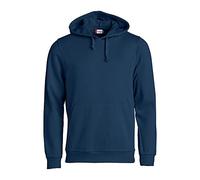 Clique Basic Felpa con, Opaco, Blu, 4XL Uomo