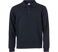 CliQue Basic Polo Sweater Maglia di Tuta, Blu (Blu Scuro), 5X-Large Uomo