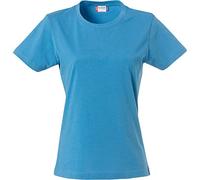 CliQue Basic Tee - Maglietta da Donna Turchese (Turchese). S