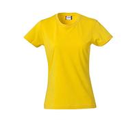 CliQue Basic Tee T-Shirt, Giallo (Lemon.), XXL Donna