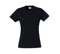 CliQue Basic Tee T-Shirt, Nero (Nero), L Donna