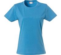 CliQue Basic Tee T-Shirt, Turchese (Turchese), XXL Donna