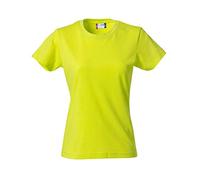CliQue Basic Tee T-Shirt, Verde (Verde visibilità.), XL Donna