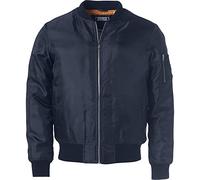 CLIQUE Bomber da uomo, Blu (blu scuro)., XL