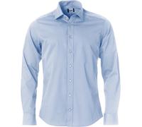 CLIQUE Camicia CLARK Manica Lunga da Uomo Twill 100% Cotone Regular Fit Bottoni