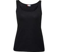 CLIQUE - Canotta canottiera top giromanica stretching Carolina Tanktop girocollo da donna in tessuto jersey disponibile in taglie e colori diversi (nero S)