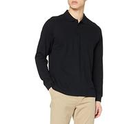 CliQue Classic Long Sleeve Polo, Black, X-Large Uomo