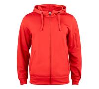 CLIQUE Felpa BASIC ACTIVE FULL ZIP Intera con Cappuccio Elasticizzata Leggera