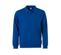CLIQUE Felpa BASIC POLO SWEATER Colletto Bottoni Manica Lunga Unisex Policotone