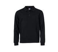 CLIQUE Felpa BASIC POLO SWEATER Colletto Bottoni Manica Lunga Unisex Policotone