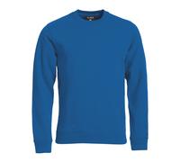 CLIQUE Felpa Classic Roundneck, blu royal, Tg. Unisex: S Quantità:1