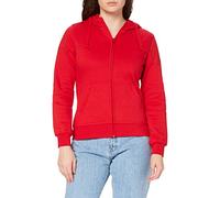 Clique Felpa con cappuccio da donna Basic Full Zip, Colore: rosso, XL