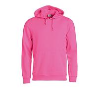 Clique Basic Felpa con, Opaco, Rosa (Lampone), 3XL Uomo