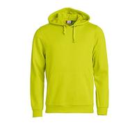 Clique Basic Felpa con, Opaco, Verde (Visibility Green), XL Uomo