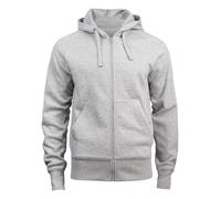 CLIQUE Felpa HARPER Invernale con Cappuccio Tasconi Zip Intera Unisex in Cotone