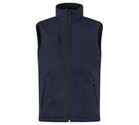 CliQue Gilet imbottito da uomo in Softshell, Blu marino scuro, XXL