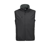 CliQue Gilet Softshell da Uomo, Nero, XS