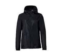 CLIQUE - Giubbino Giacca Uomo Donna Unisex Basic Rain Jacket, in poliestere, antivento, waterproof, impermeabile, antipioggia, per trekking, escursione, viaggio, montagna (Black 3XL/4XL)