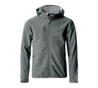 CLIQUE Giubbotto BASIC HOODY SOFTSHELL Uomo Cappuccio Rimovibile Triplo Strato