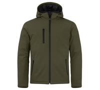 CLIQUE Giubbotto PADDED HOODY Softshell Imbottito + Cappuccio Uomo Elasticizzato