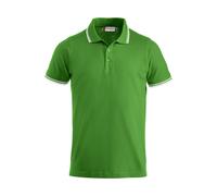 CLIQUE Polo AMARILLO Maglia Mezza Manica Corta Unisex 100% Cotone Due Bottoni